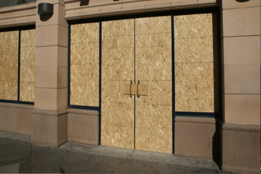 Boarding Up in Collier Row, RM5